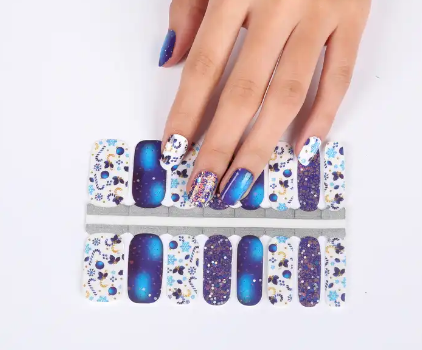 Holiday Nights Nail Wrap