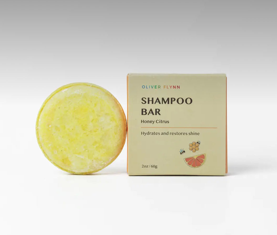 Honey Citrus Shampoo and Conditioner Bar Set