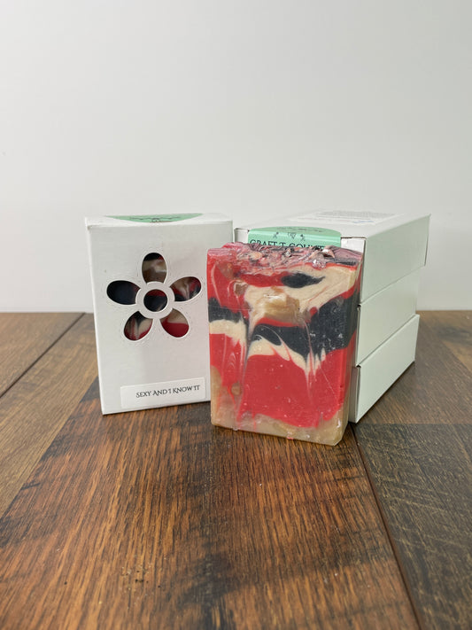 Sexy and I Know It Handcrafted Soap