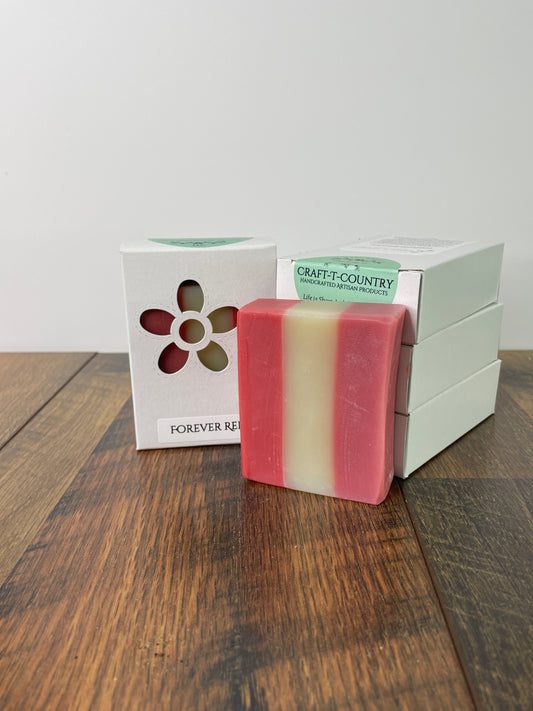 Forever Red Handcrafted Soap