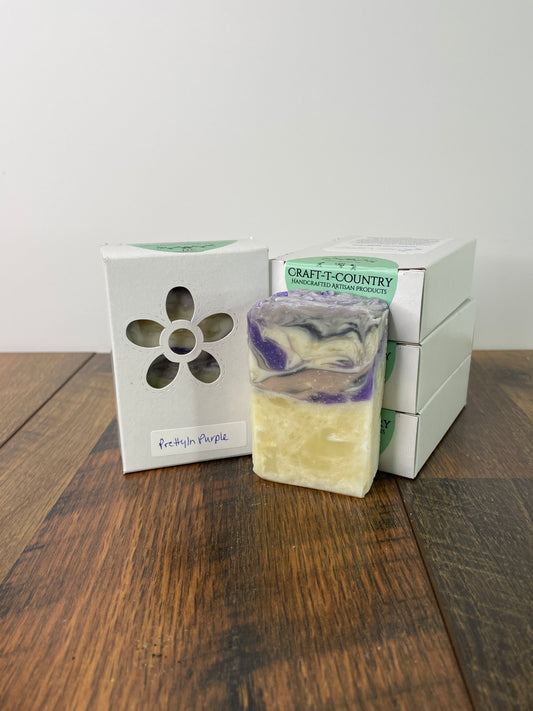 Pretty in Purple Handcrafted Soap