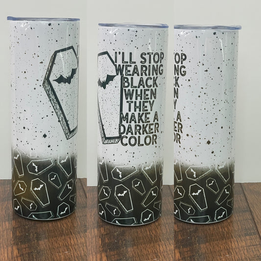 Wear Black Skinny Tumbler