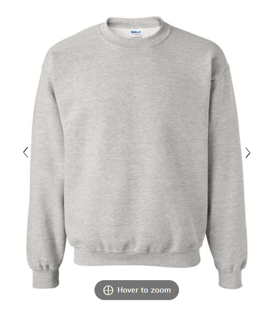 Blank Sweatshirt Light Color Size S - XL for Sublimation and Transfers