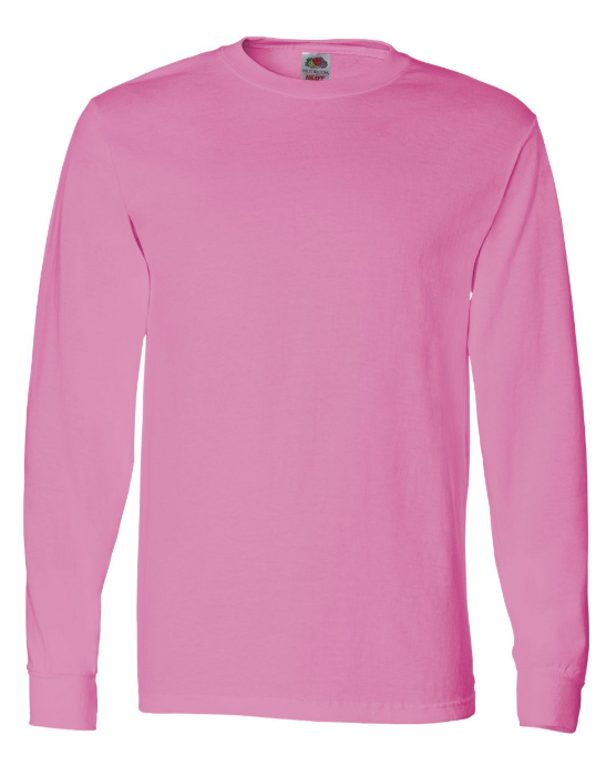 Blank Long Sleeve Light Color Size 2XL - 5XL T-Shirts for Sublimation and Transfers