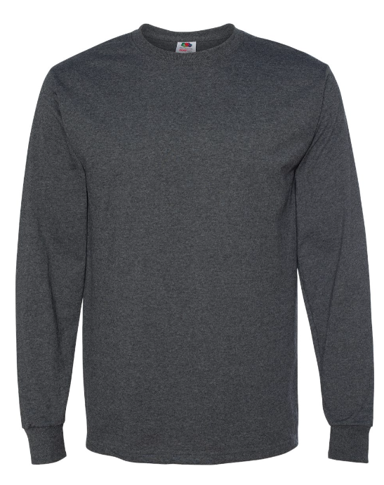 Blank Long Sleeve Dark Color Size 2XL - 5XL T-Shirts for Sublimation and Transfers
