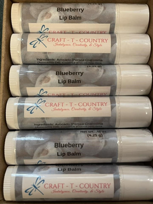 Handcrafted Blueberry Lip Balm