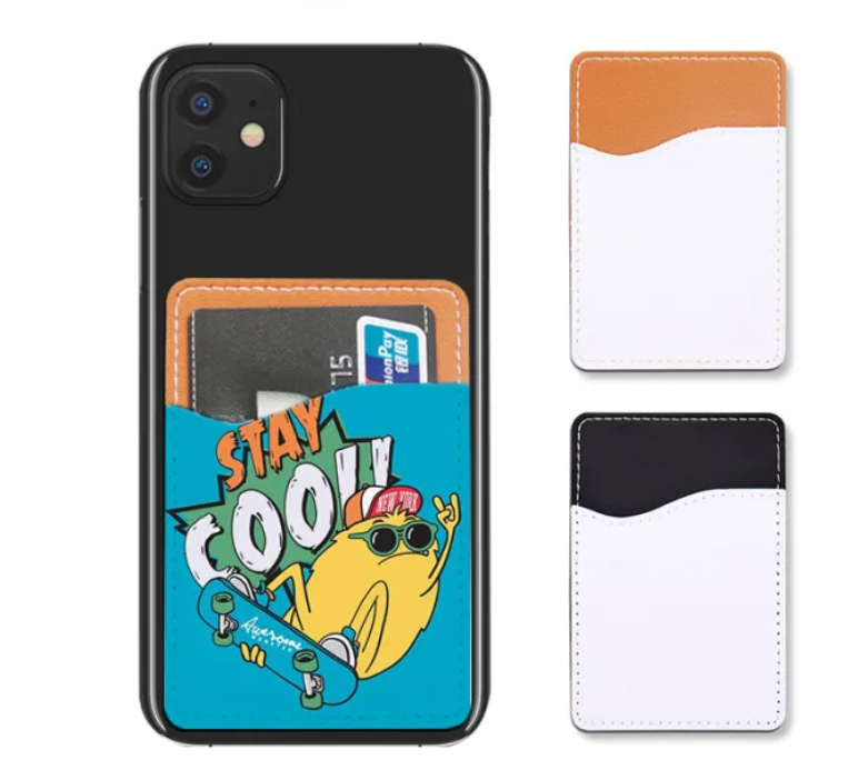 Leather Credit Card Holder for Cell Phone