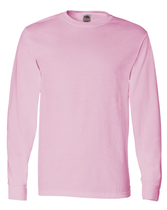 Blank Long Sleeve Light Color Size 2XL - 5XL T-Shirts for Sublimation and Transfers