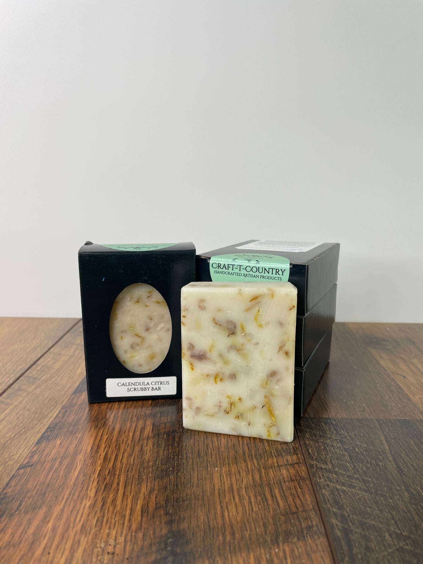 Calendula Citrus Scrubby Handcrafted Soap