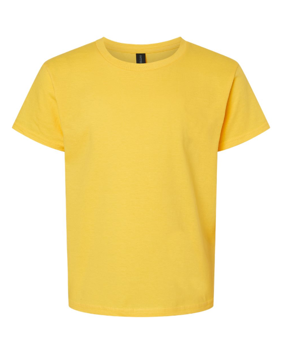 Blank Short Sleeve Solid Youth T-shirt for Sublimation and Decals