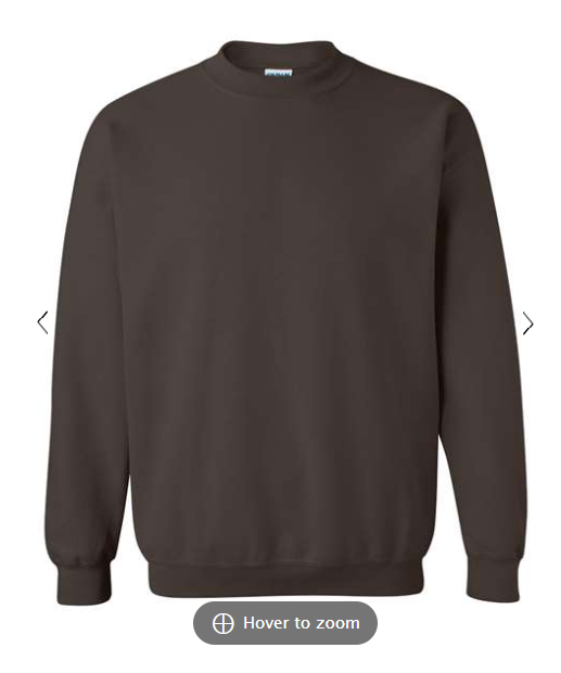 Blank Sweatshirt Dark Color Size S - XL for Sublimation and Transfers