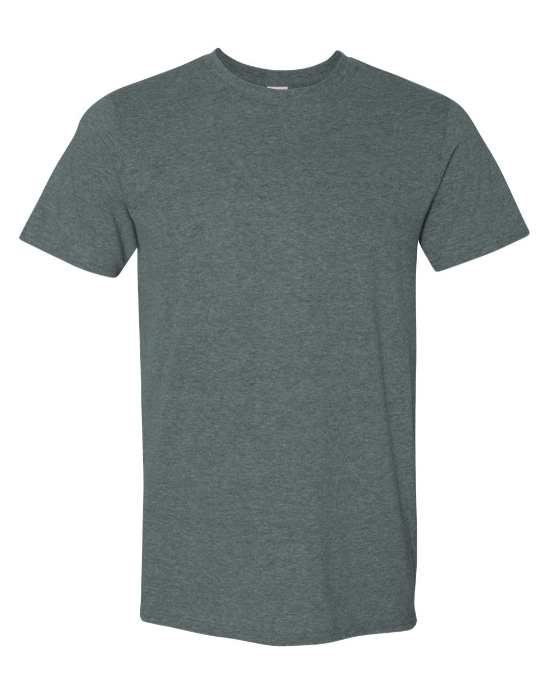 Blank Short Sleeve Heathered Size 2XL - 5XL T-Shirts for Sublimation and Decals