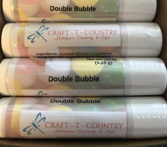 Handcrafted Double Bubble Lip Balm