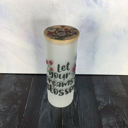 Glass Frosted Tall Tumbler