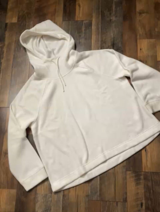 Blank White Fleece Hoodie (Discontinued)