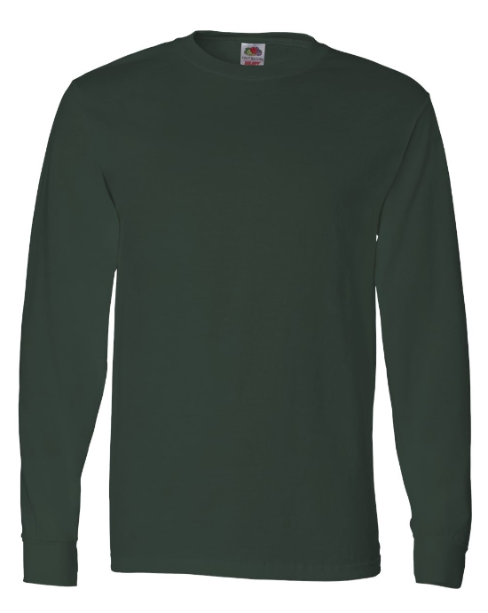 Blank Long Sleeve Dark Color Size 2XL - 5XL T-Shirts for Sublimation and Transfers