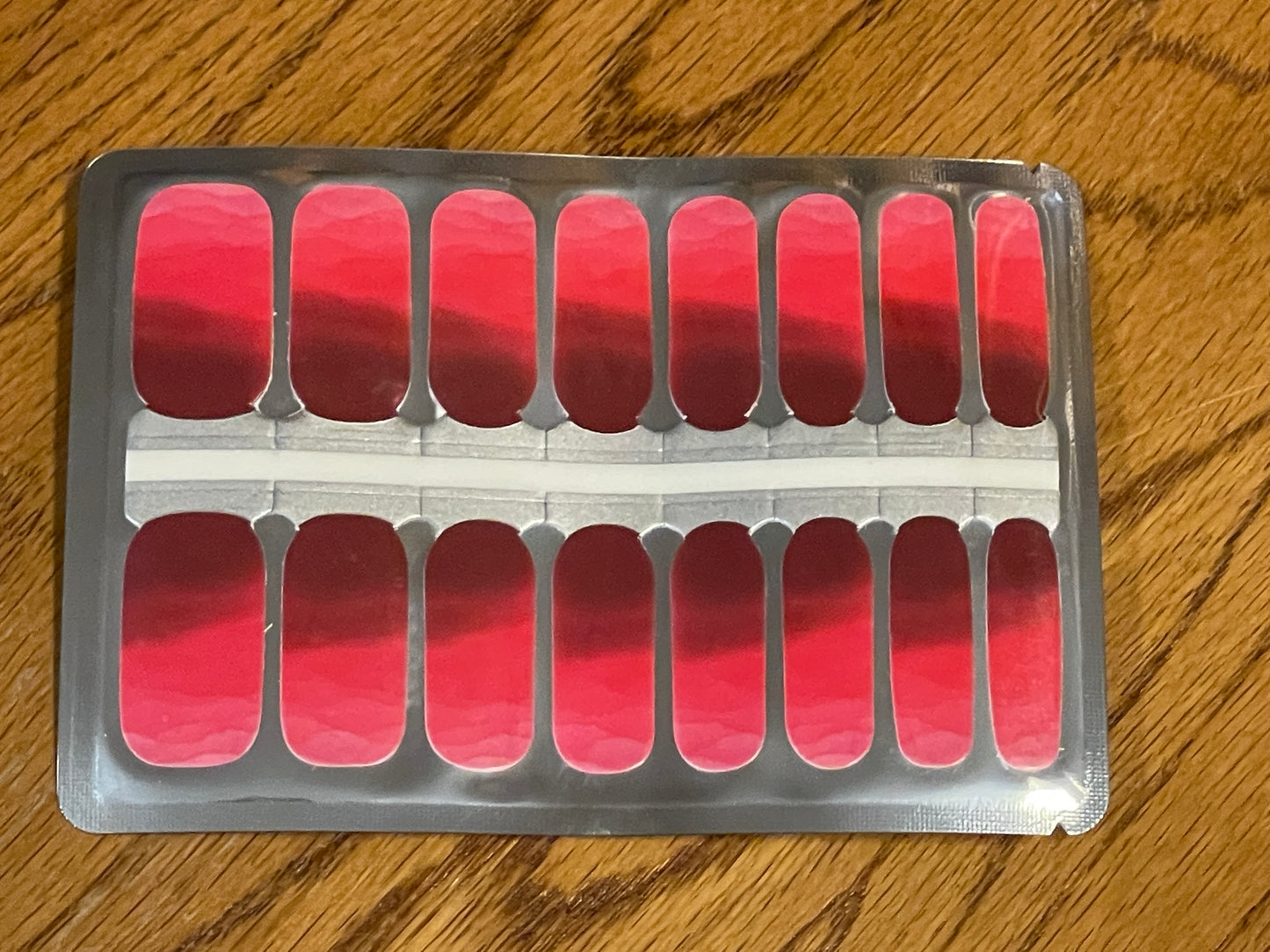 Red Ombré Nail Wraps
