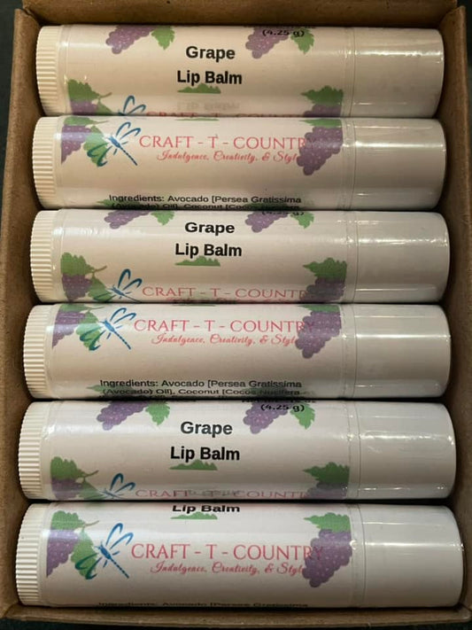 Handcrafted Grape Lip Balm