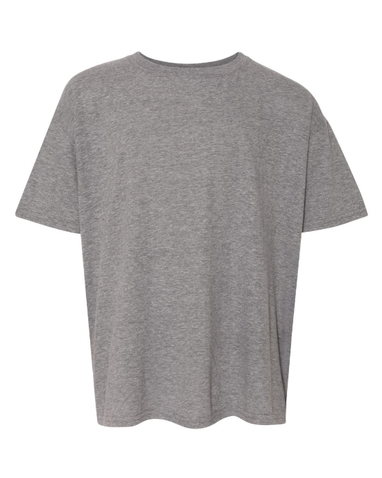 Blank Short Sleeve Heathered Youth T-shirt blanks for Sublimation and Decals