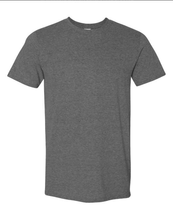 Blank Short Sleeve Heathered Size 2XL - 5XL T-Shirts for Sublimation and Decals