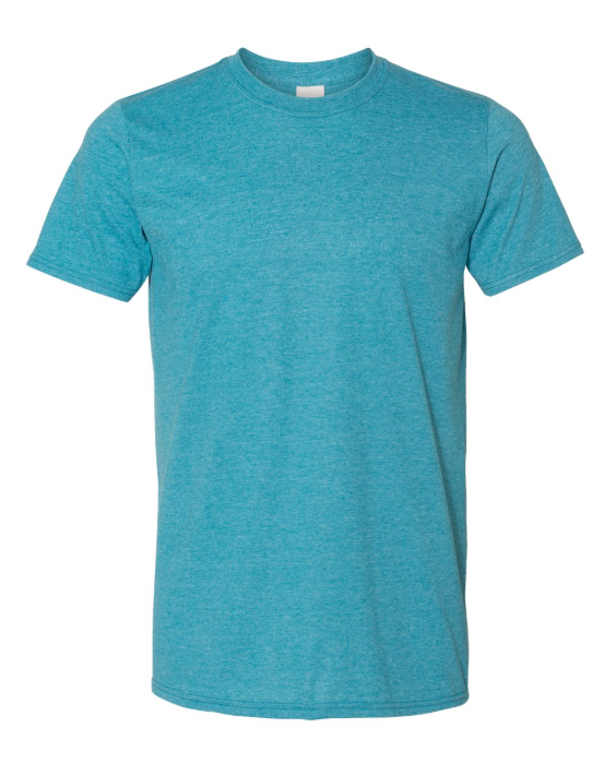 Blank Short Sleeve Heathered Size 2XL - 5XL T-Shirts for Sublimation and Decals