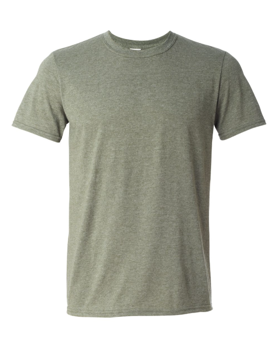 Blank Short Sleeve Heathered Size 2XL - 5XL T-Shirts for Sublimation and Decals