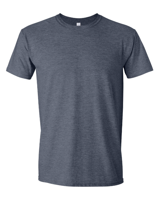 Blank Short Sleeve Heathered Size 2XL - 5XL T-Shirts for Sublimation and Decals