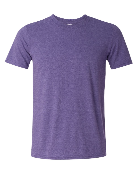 Blank Short Sleeve Heathered Size 2XL - 5XL T-Shirts for Sublimation and Decals