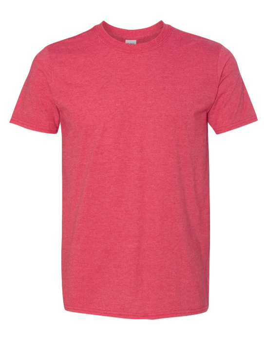 Blank Short Sleeve Heathered Size 2XL - 5XL T-Shirts for Sublimation and Decals