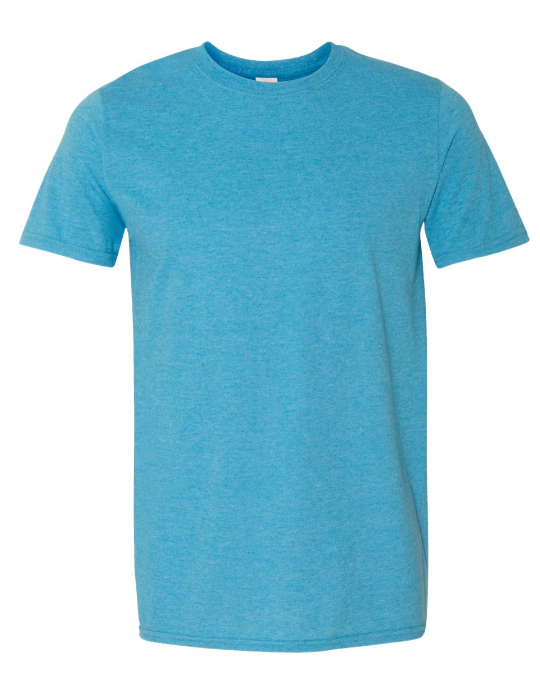 Blank Short Sleeve Heathered Size 2XL - 5XL T-Shirts for Sublimation and Decals