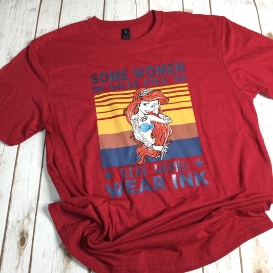 Real Women Wear Ink Red T-shirt