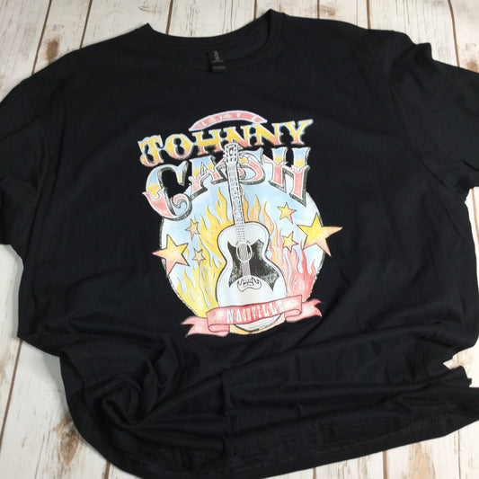 J Cash Black T-shirt