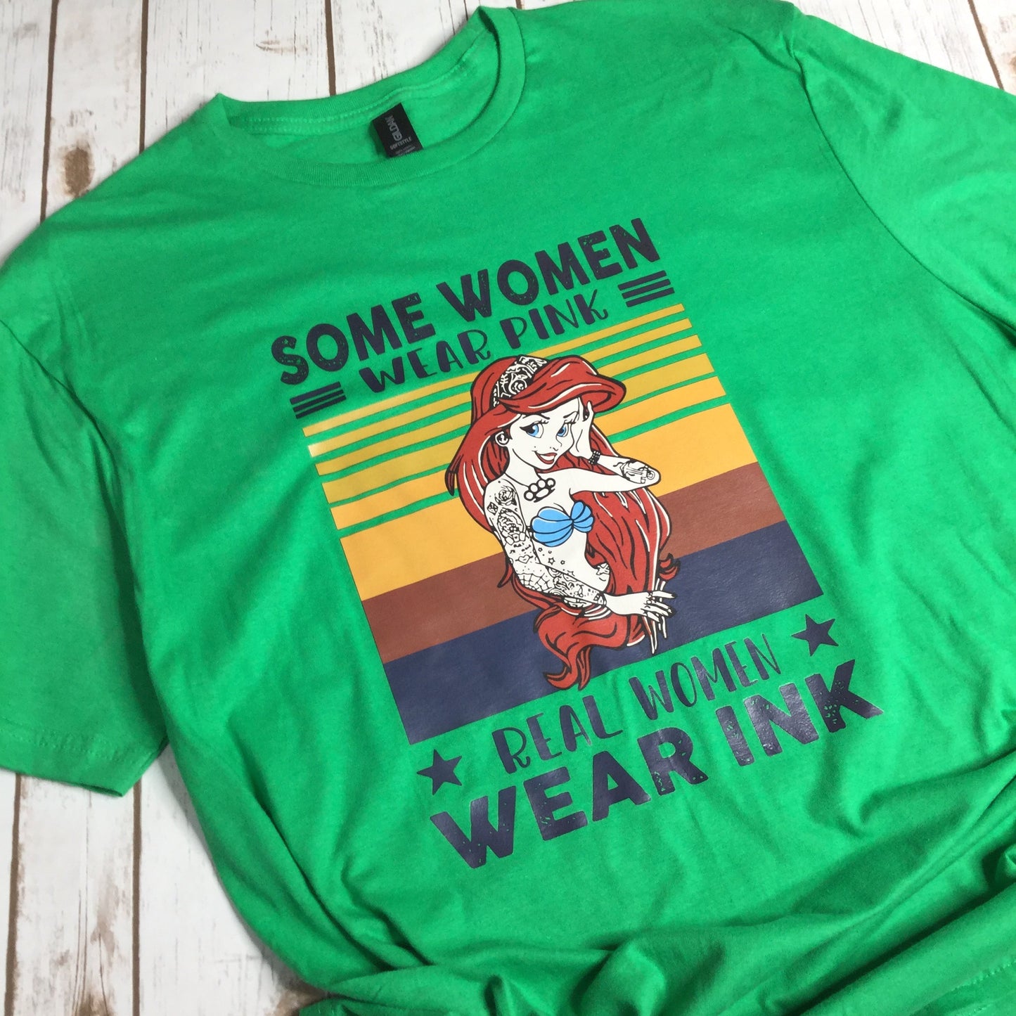 Real Women Wear Ink Green T-shirt