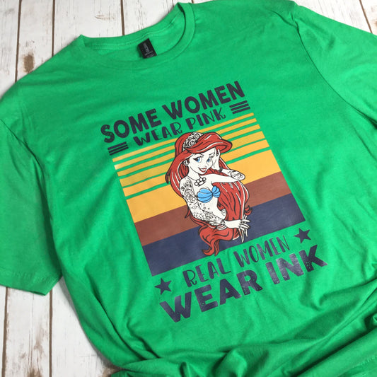 Real Women Wear Ink Green T-shirt
