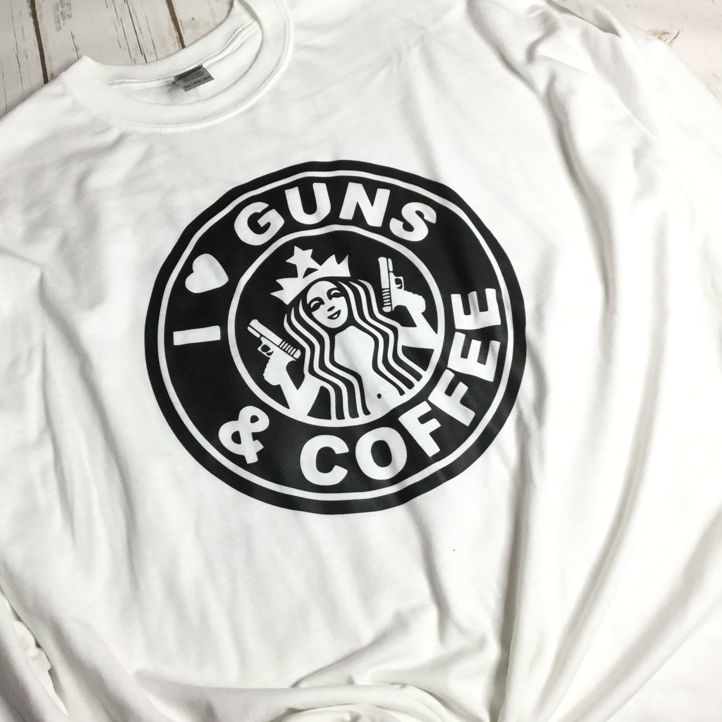 2XL Guns & Coffee T-Shirt