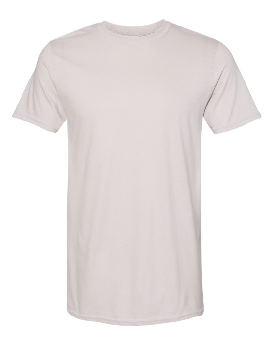 Blank Short Sleeve Light Colored Sizes 2XL - 5XL T-Shirts for Sublimation and Decals