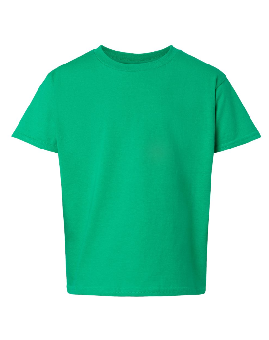 Blank Short Sleeve Solid Youth T-shirt for Sublimation and Decals