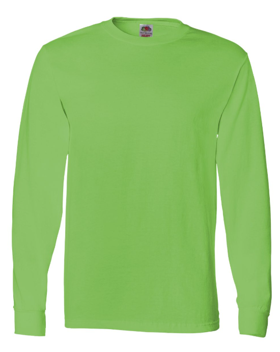 Blank Long Sleeve Light Color Size S - XL T-Shirts for Sublimation and Transfers