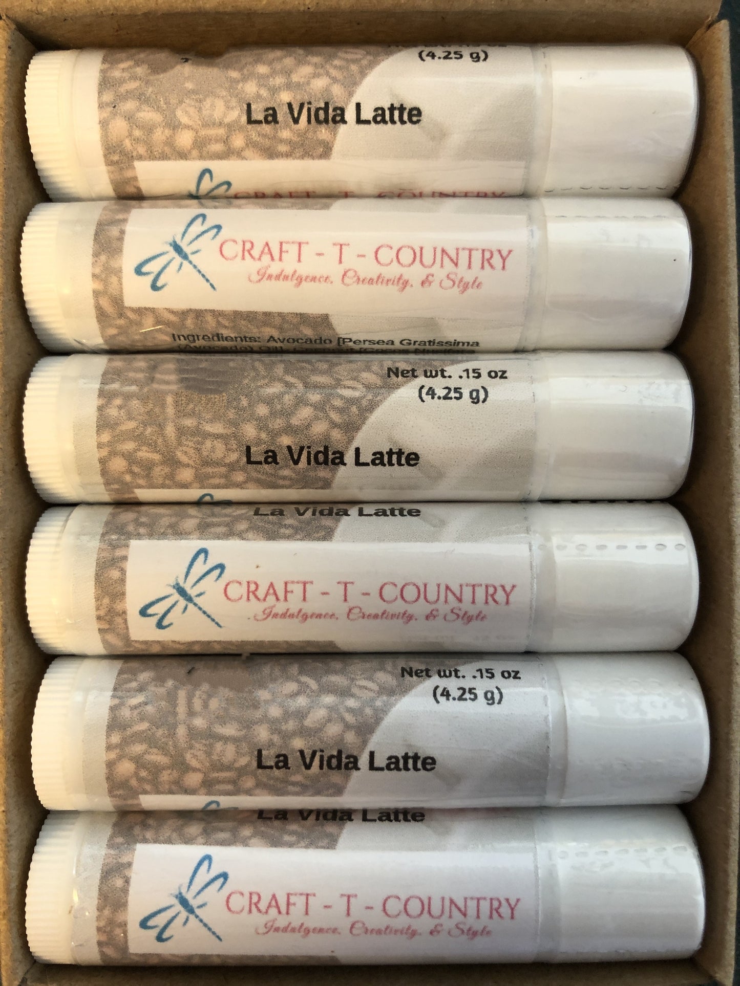 Handcrafted La Vida Latte Lip Balm