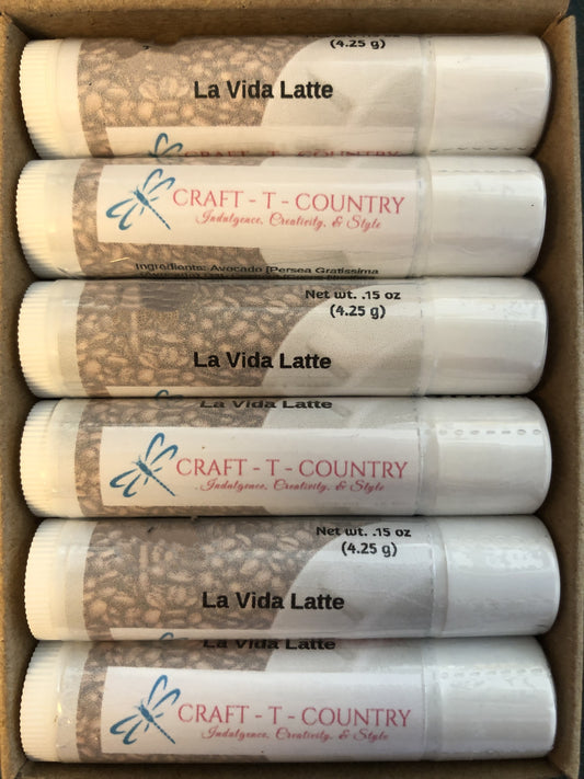 Handcrafted La Vida Latte Lip Balm