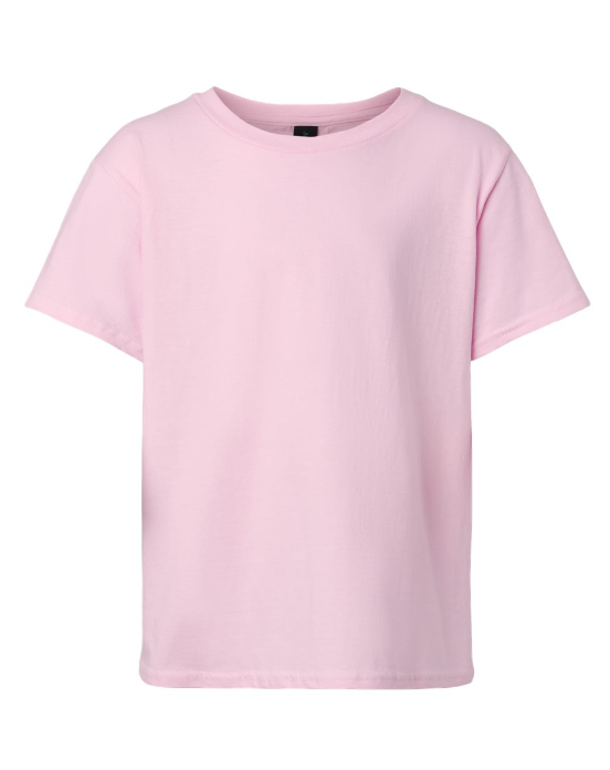 Blank Short Sleeve Solid Youth T-shirt for Sublimation and Decals