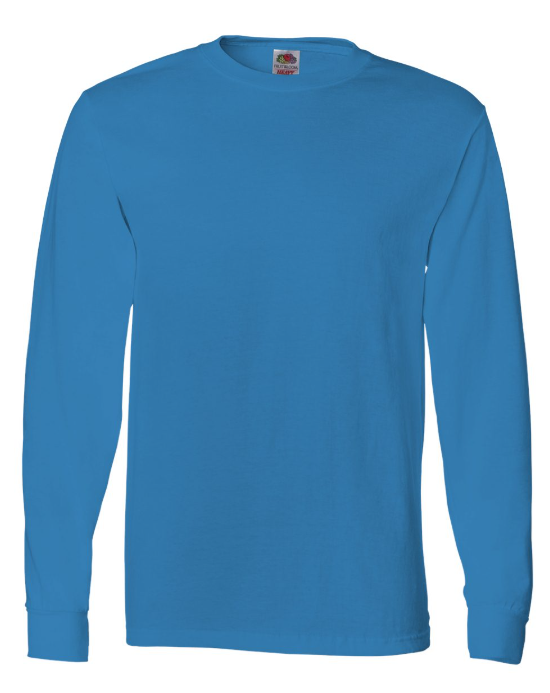 Blank Long Sleeve Dark Color Size 2XL - 5XL T-Shirts for Sublimation and Transfers