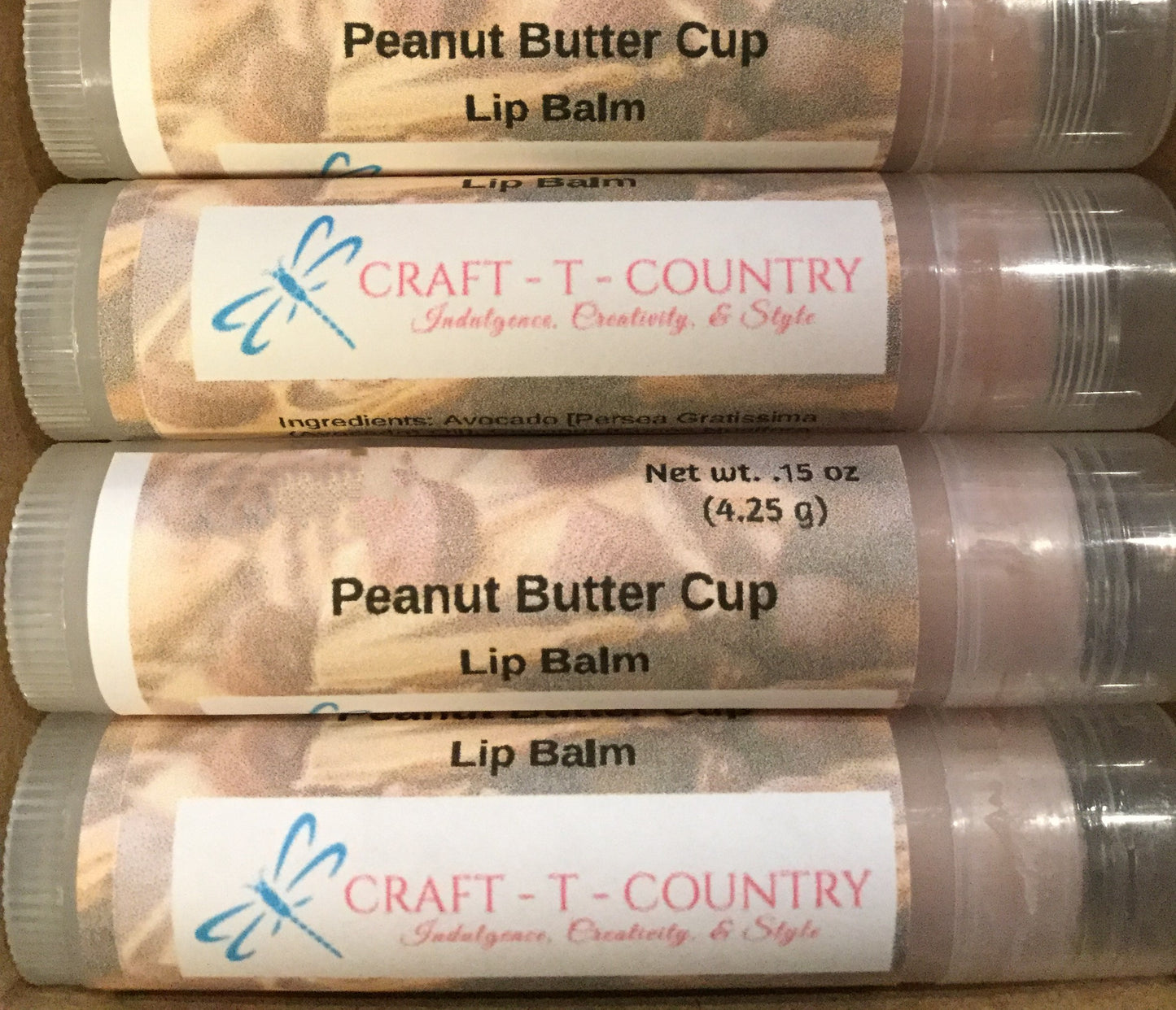 Handcrafted Peanut Butter Cup Lip Balm
