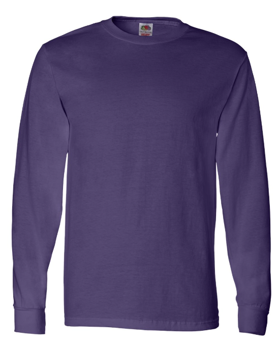 Blank Long Sleeve Dark Color Size 2XL - 5XL T-Shirts for Sublimation and Transfers