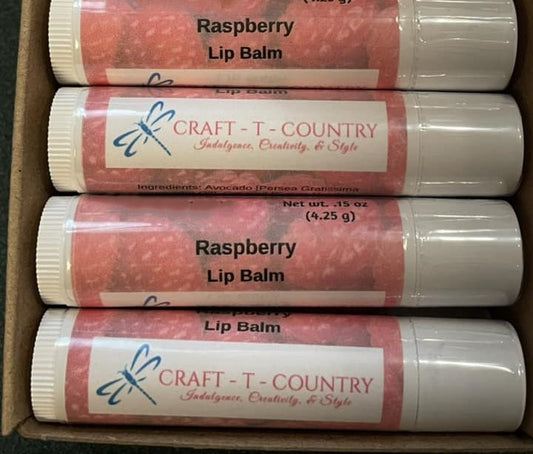 Handcrafted Raspberry Lip Balm