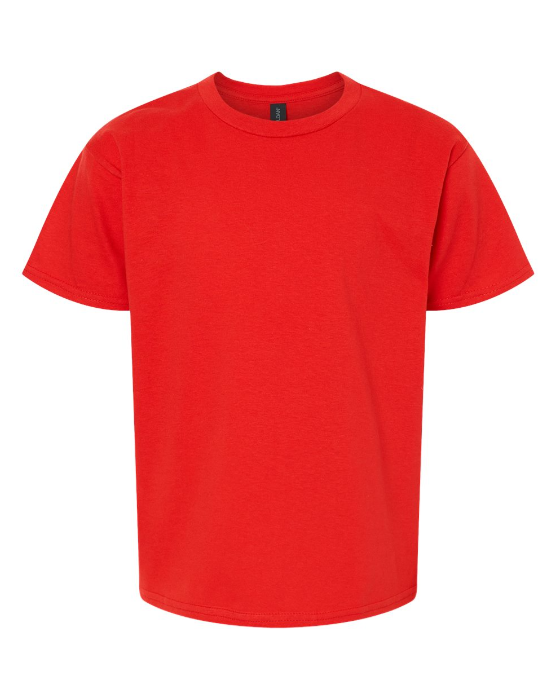 Blank Short Sleeve Solid Youth T-shirt for Sublimation and Decals