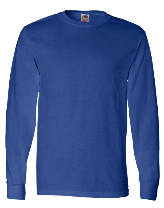Blank Long Sleeve Dark Color Size 2XL - 5XL T-Shirts for Sublimation and Transfers