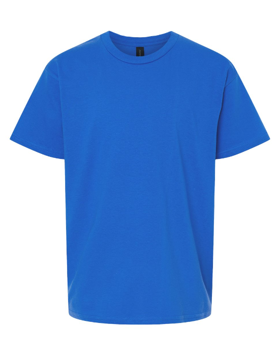 Blank Short Sleeve Solid Youth T-shirt for Sublimation and Decals