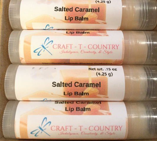 Handcrafted Salted Caramel Lip Balm