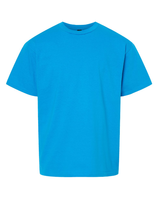 Blank Short Sleeve Solid Youth T-shirt for Sublimation and Decals